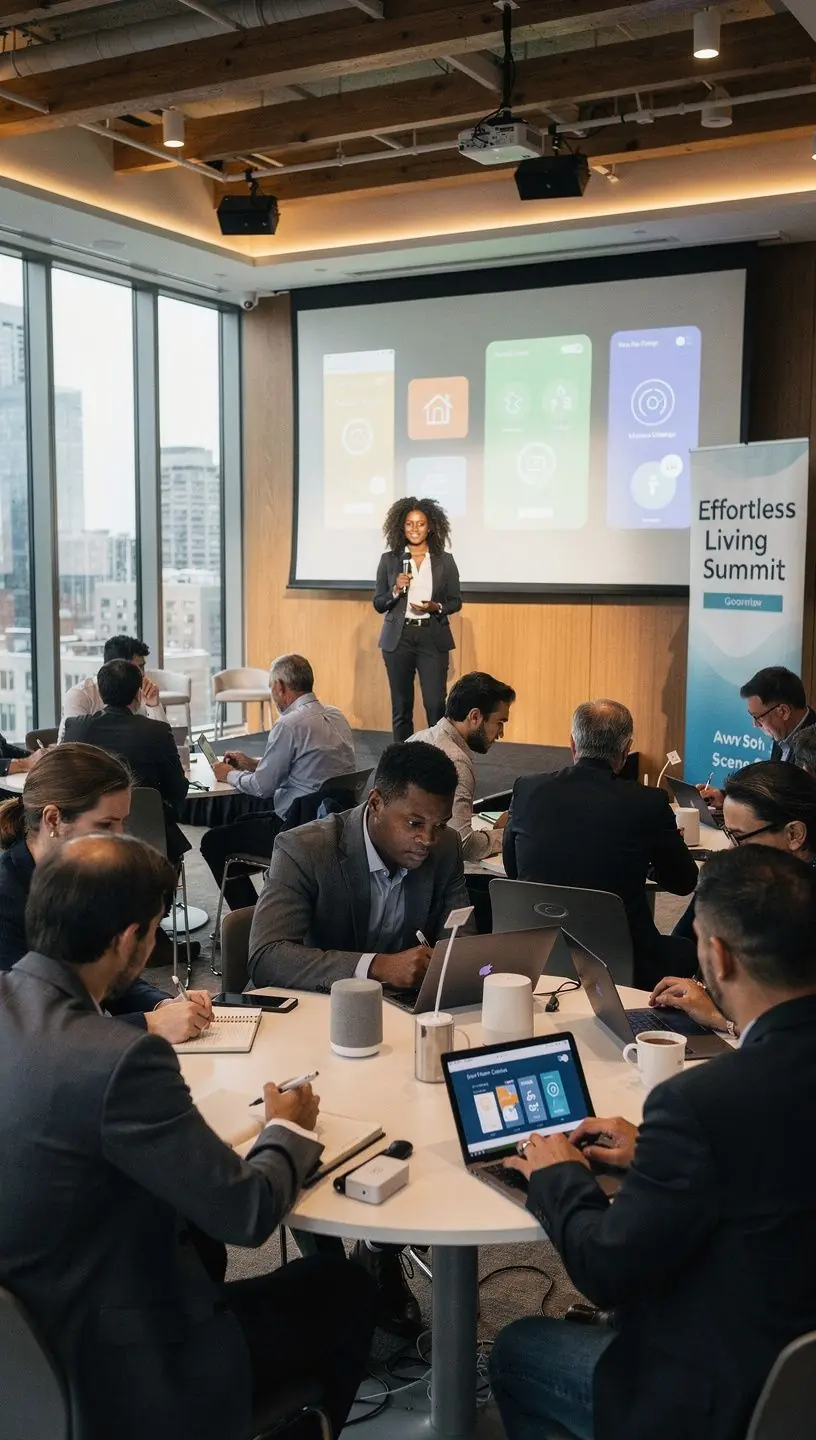 Modern office workspace